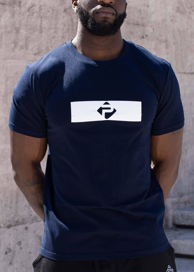 Block Logo T-Shirt (Navy)