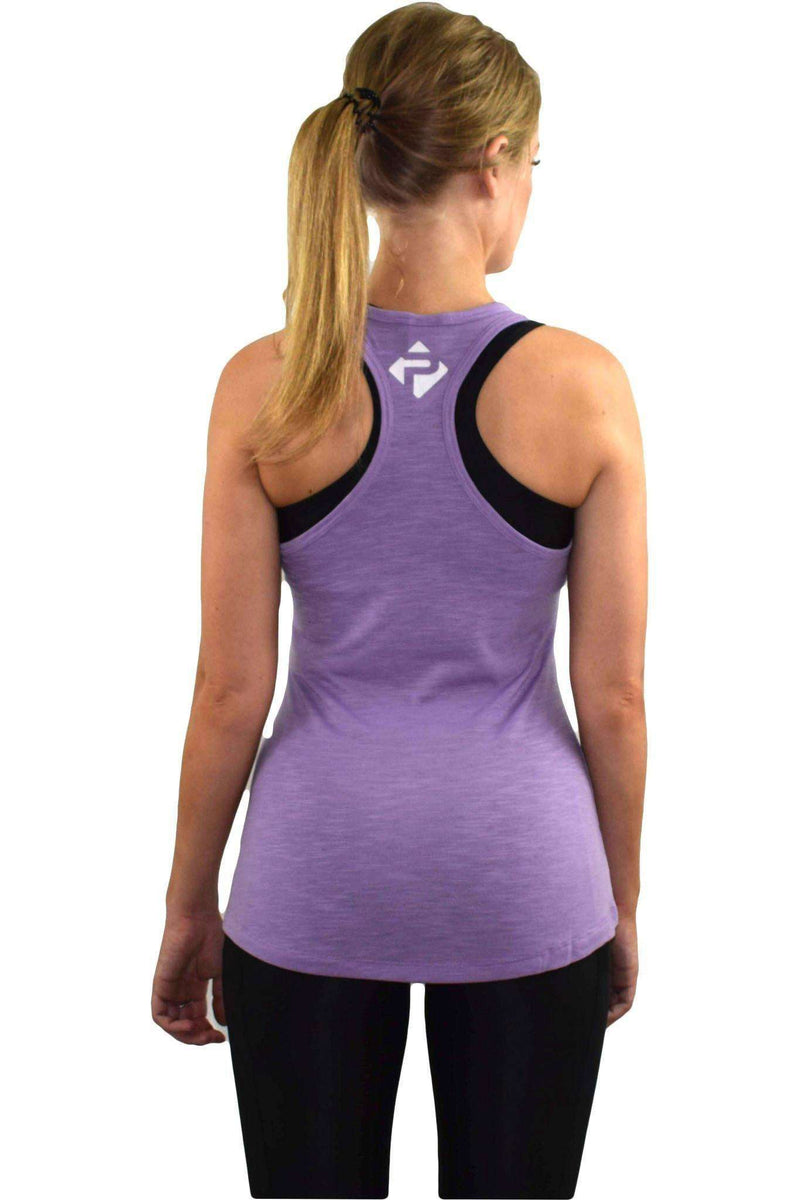 Vests & Sports Bras - Progress Ladies Essential Slub Vest (Purple)