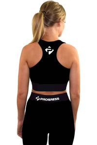 Vests & Sports Bras - Progress Ladies Essential Sports Bra (Black)